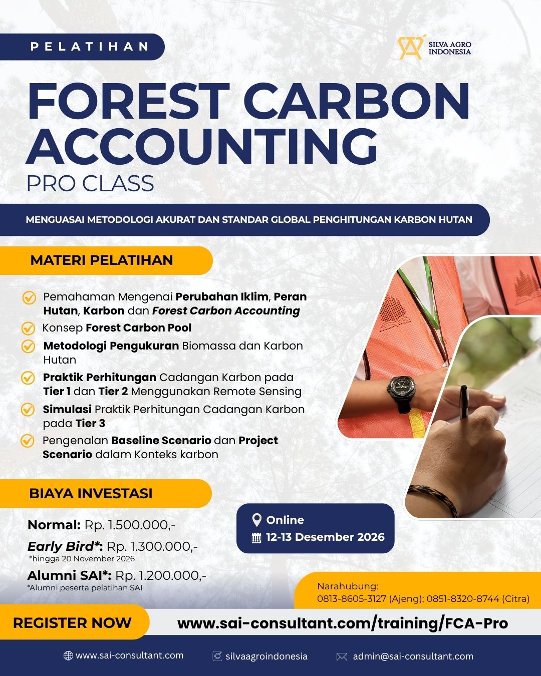 Forest Carbon Accounting – Pro Class